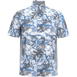 Under Armour - Mens Shorebreak Hybrid Printed Woven Short Sleeve T-Shirt