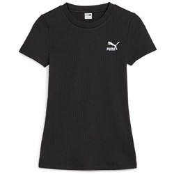 Puma - Womens Classics Ribbed Slim T-Shirt
