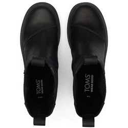 Toms Rowan Leather Women's Black Boots - US 6