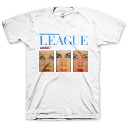 Human League - Mens Dare White T-Shirt