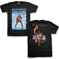 Iron Maiden - Mens Hockey Canada T-Shirt