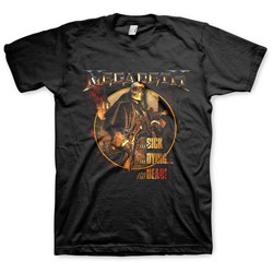 Megadeth - Mens Sick Dying Circle T-Shirt