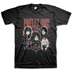 Motley Crue - Mens Live 85 T-Shirt