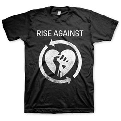 Rise Against - Mens Heart Fist T-Shirt