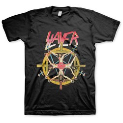 Slayer - Mens Christ Wheel T-Shirt