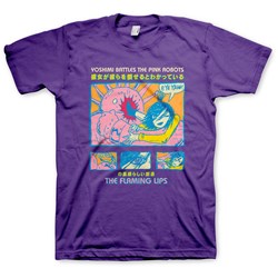 The Flaming Lips - Mens Yoshimi Purple T-Shirt