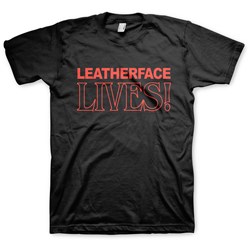Texas Chainsaw Massacre - Mens Tcm Leatherface Lives T-Shirt