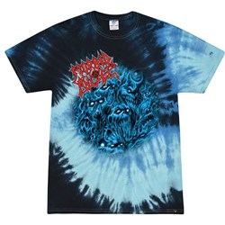 Morbid Angel - Mens Alters Blue Tie Dye T-Shirt