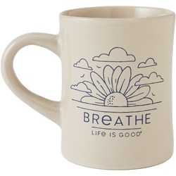 Life Is Good - Breathe Sunflower Sunrise Mug