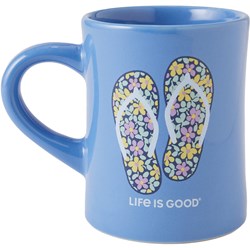 Life Is Good - Flower Flips Mug