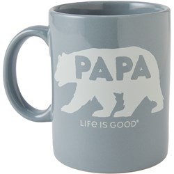 Life Is Good - Papa Bear Silhouette Mug