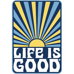 Life Is Good - Retro Sunburst Sticker