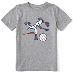 Life Is Good - Kids Jake Baseball T-Shirt