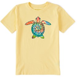Life Is Good - Kids Turtle Shell Tie Dye T-Shirt