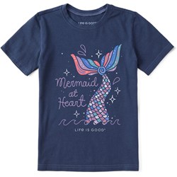 Life Is Good - Kids Mermaid At Heart T-Shirt