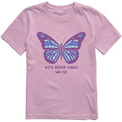 Life Is Good - Kids With Brave Wings Butterfly T-Shirt