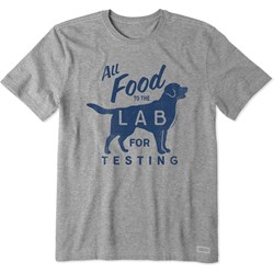 Life Is Good - Mens All Food To The Lab For Testing T-Shirt