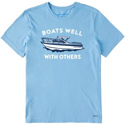 Life Is Good - Mens Boats Well With Others T-Shirt
