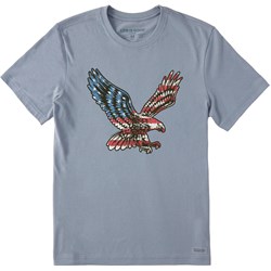 Life Is Good - Mens Eagle Flag T-Shirt