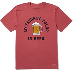 Life Is Good - Mens Favorite Color Is Beer T-Shirt