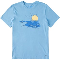 Life Is Good - Mens Fineline Shore Walk T-Shirt