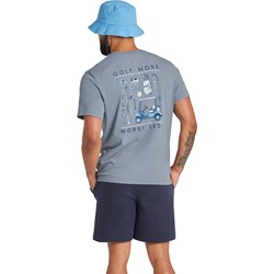 Life Is Good - Mens Golf More Worry Less T-Shirt