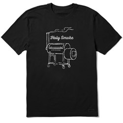 Life Is Good - Mens Holy Smoke Smoker T-Shirt