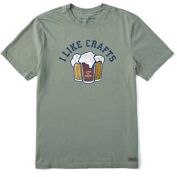 Life Is Good - Mens I Like Crafts T-Shirt