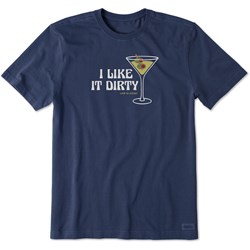 Life Is Good - Mens I Like It Dirty Martini T-Shirt