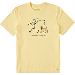 Life Is Good - Mens Jake & Rocket Karma Fish T-Shirt