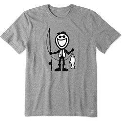 Life Is Good - Mens Jake Fish T-Shirt