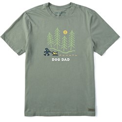 Life Is Good - Mens Jake Hike Dog Dad T-Shirt