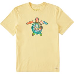 Life Is Good - Mens Turtle Shell Tie Dye T-Shirt