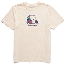 Life Is Good - Mens My Weekend Ride Golf T-Shirt