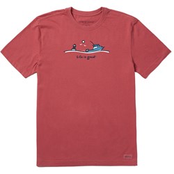Life Is Good - Mens Ocean Boat T-Shirt