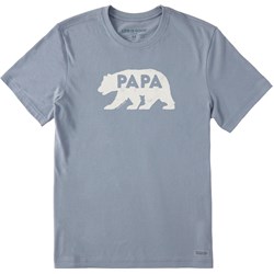 Life Is Good - Mens Papa Bear Silhouette T-Shirt