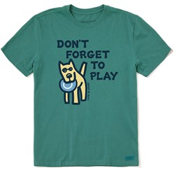 Life Is Good - Mens Rocket Don'T Forget To Play T-Shirt