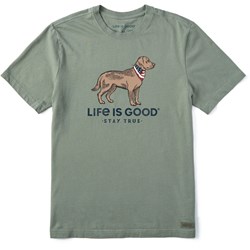 Life Is Good - Mens Stay True Dog T-Shirt
