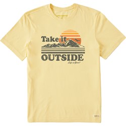 Life Is Good - Mens Take It Outside Retro T-Shirt