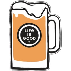 Life Is Good - Papa Beer Sticker