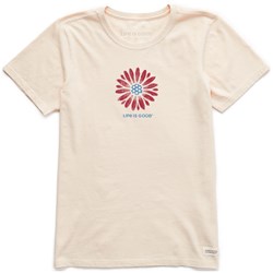 Life Is Good - Womens Americana Daisy T-Shirt
