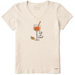 Life Is Good - Womens Aperol Spritz T-Shirt