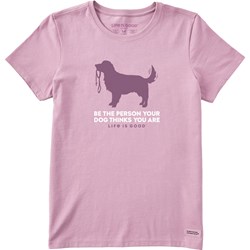 Life Is Good - Womens Be The Person Retriever T-Shirt