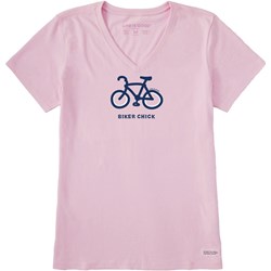 Life Is Good - Womens Biker Chick T-Shirt