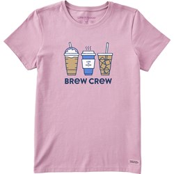 Life Is Good - Womens Brew Crew T-Shirt