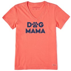 Life Is Good - Womens Dog Mama T-Shirt