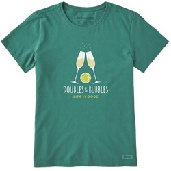 Life Is Good - Womens Doubles & Bubbles T-Shirt