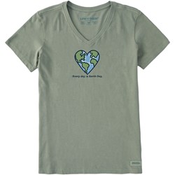 Life Is Good - Womens Every Day Is Earth Day T-Shirt