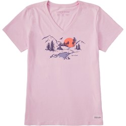Life Is Good - Womens Fineline Trail T-Shirt