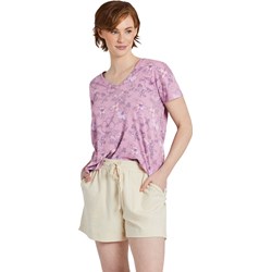 Life Is Good - Womens Floral Garden Pattern Allover Print Short Sleeve T-Shirt